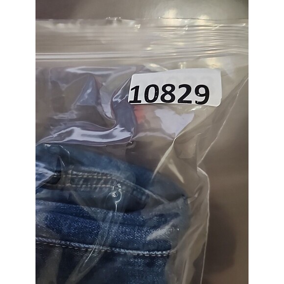 Sonoma Mid Rise Slim Ankle Jeans Womens 2 Blue Medium Wash Raw Hem Stretch NEW - Picture 9 of 9